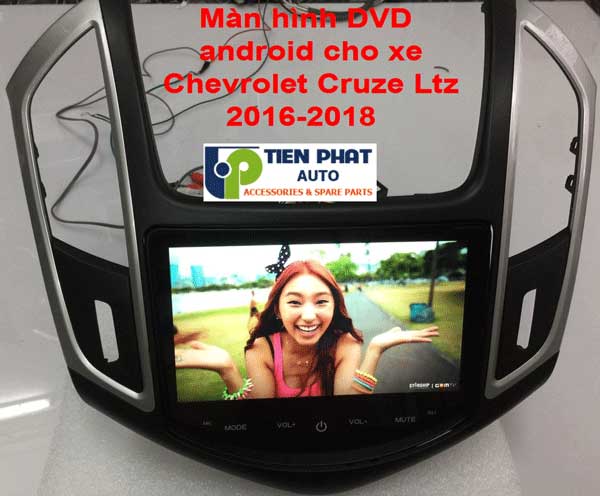 chuyen cung cap man hinh dvd cho Chevrolet Cruze Ltz 2016-2018