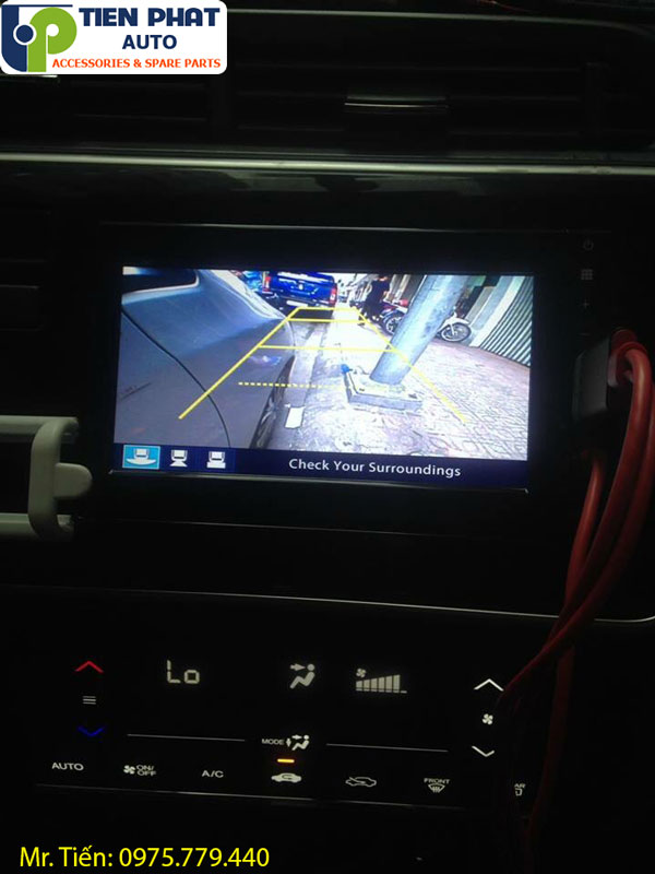 Camera gương cập lề tích hợp màn hình DVD cho Honda CRV 2018