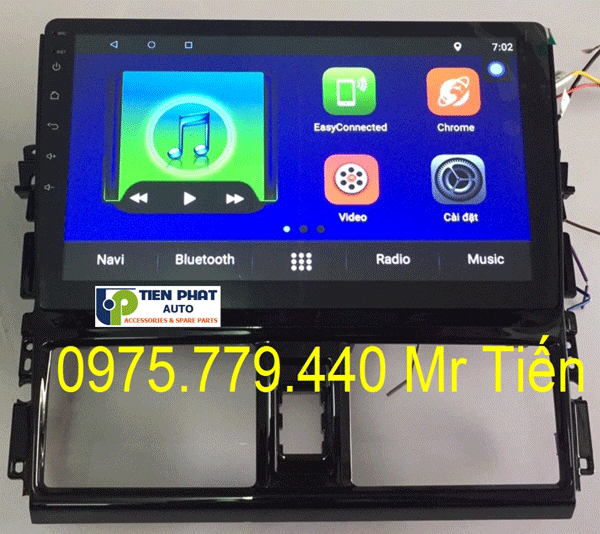 Man hinh DVD android theo xe cho Toyota Vios 2016-2018