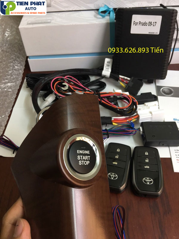 Lắp đặt bộ chìa khóa thông minh Start Stop Smart Key cho Toyota Prado 2018