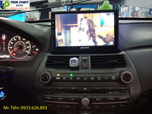 Hình ảnh lắp đặt màn hình DVD Android cho Honda Accord 2008-2012 