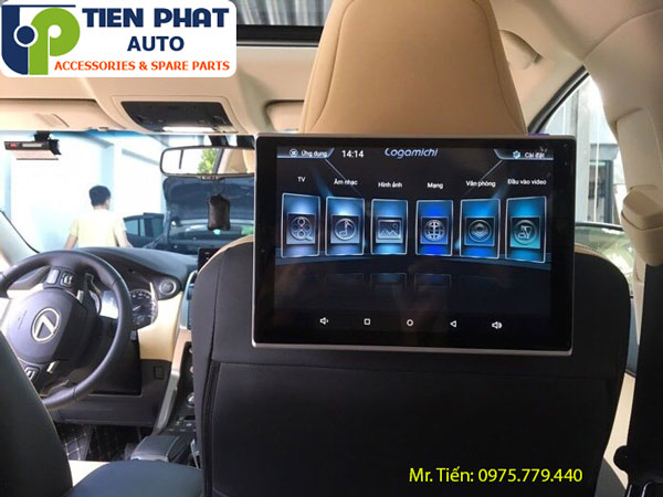 Địa chỉ lắp đặt màn hình gối đầu Android cho Lexus 570 chính hãng uy tín