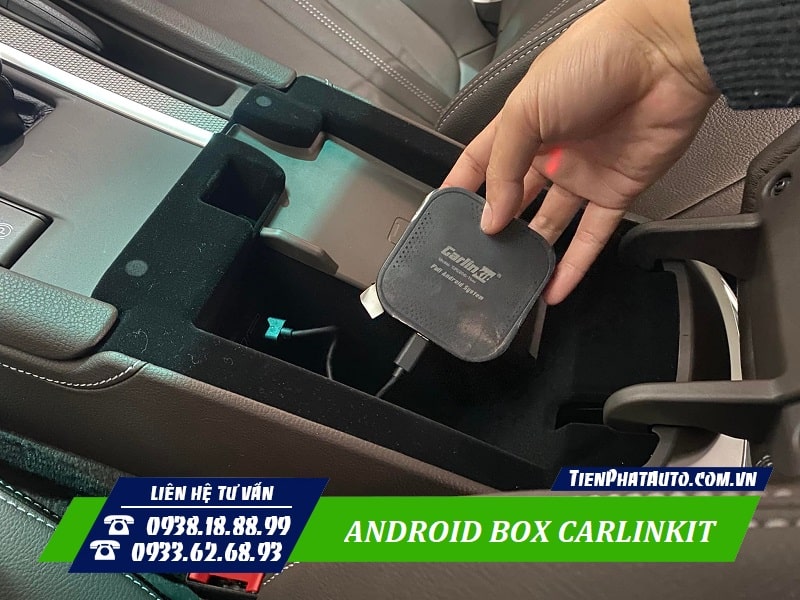 Android Box Carlinkit kết nối bằng Carplay không dây thông qua USB