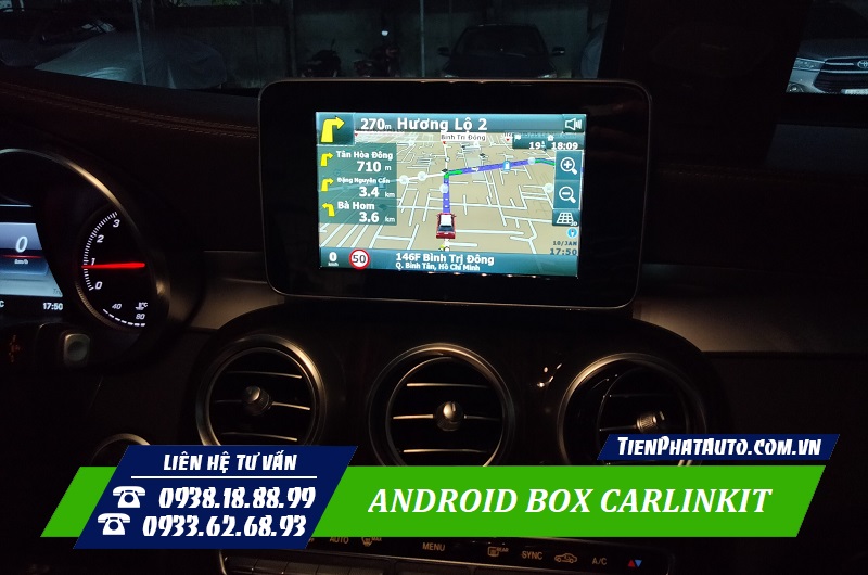 Android Box Carlinkit tích hợp phần mềm chỉ dẫn đường tiện lợi