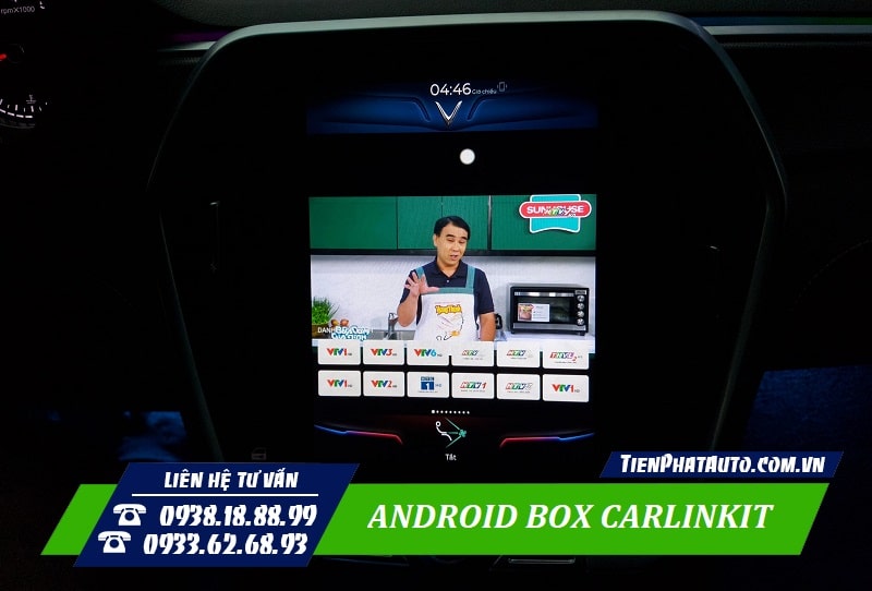 Android Box Carlinkit giúp đáp ứng nhu cầu giải trí trên xe