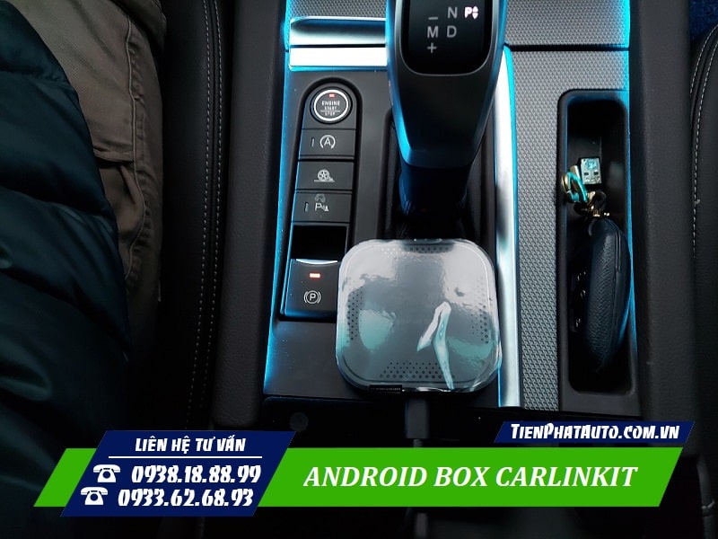 Android Box Carlinkit thiết kế nhỏ gọn, đảm bảo tính thẩm mỹ cao