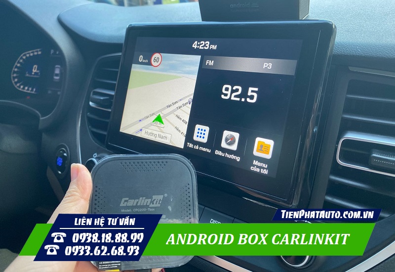 Android Box Carlinkit thiết bị giải trí không cần thay màn hình zin