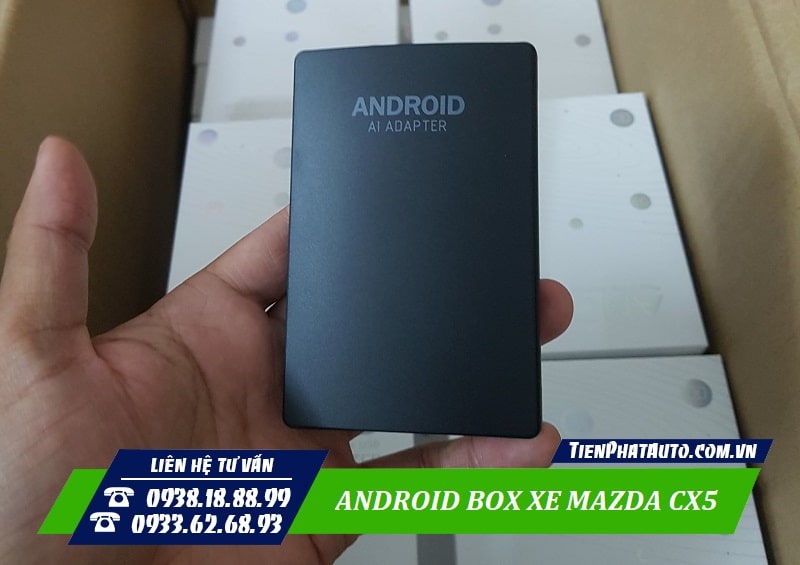Android Box Mazda thiết kế nhỏ gọn cắm giắc sử dụng nhanh chóng