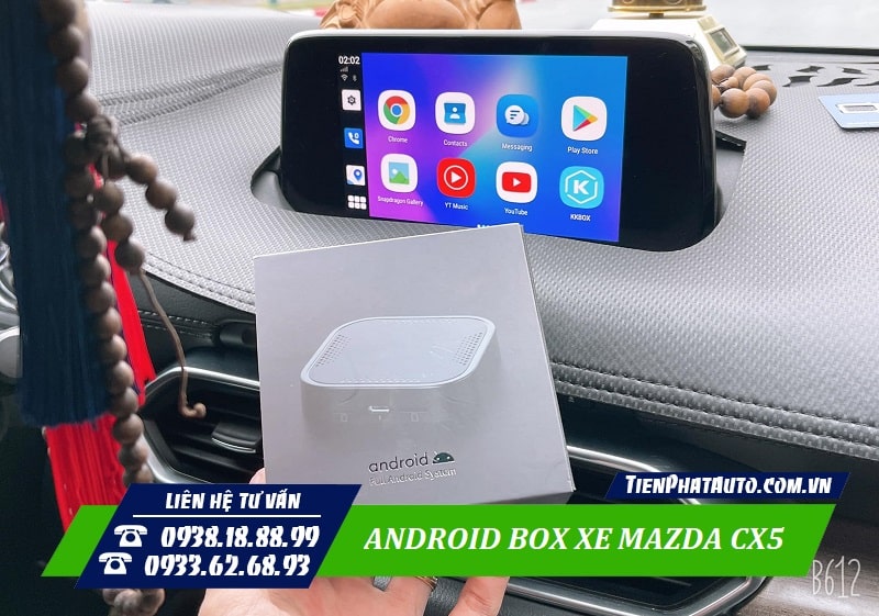 Android Box Mazda CX5 giúp mang lại nhiều trải nghiệm mới mẽ hơn