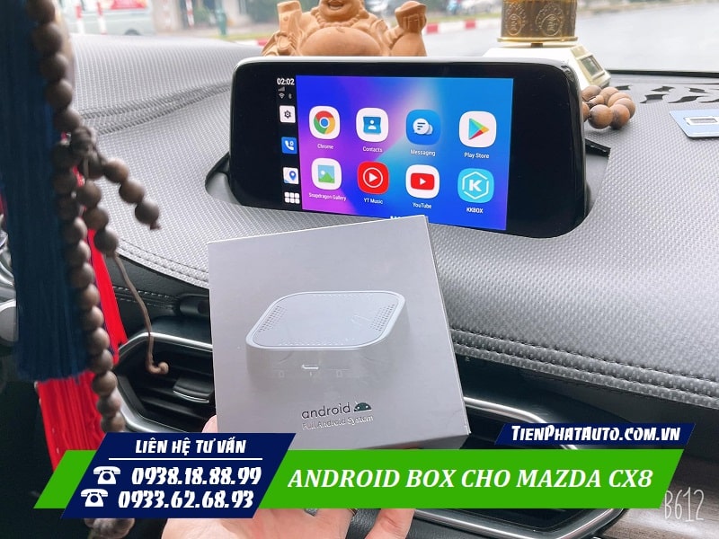 Tiến Phát Auto lắp Android Box cho Mazda CX8 giá tốt nhất TPHCM