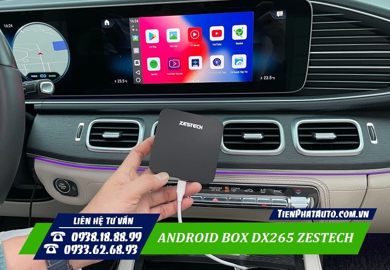 Tiến Phát Auto chuyên lắp Android Box DX265 Zestech