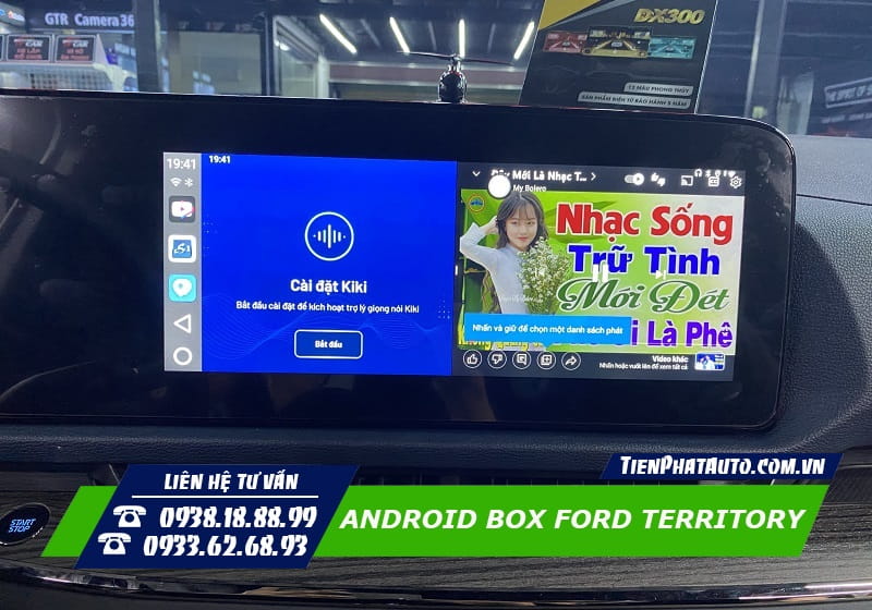Lắp Android Box cho Ford Territory đáp ứng mọi nhu cầu giải trí của bạn