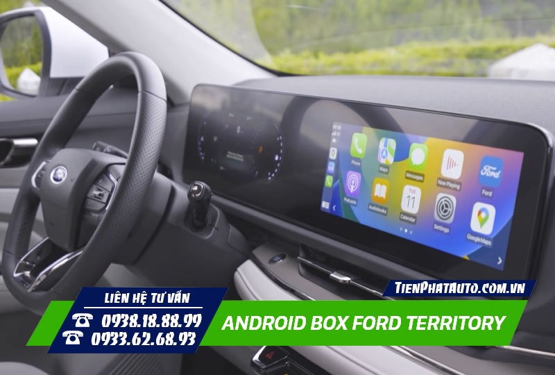 Android Box cho Ford Territory mang lại nhiều chức năng sử dụng hơn