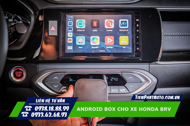 Tiến Phát Auto chuyên lắp Android Box cho xe Honda BRV