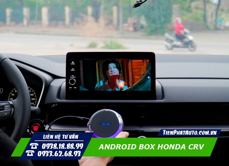 Android Box Honda CRV 2024 giúp đáp ứng nhu cầu giải trí