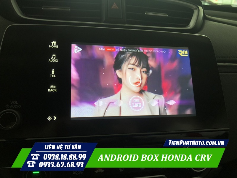 Android Box Honda CRV giúp đáp ứng các nhu cầu giải trí tiện lợi