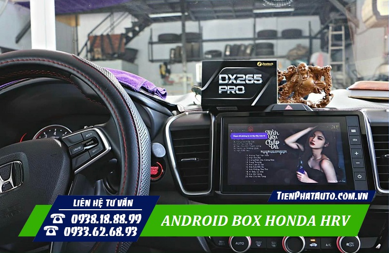 Android Box Honda HRV 2023 đáp ứng mọi nhu cầu giải trí trên xe