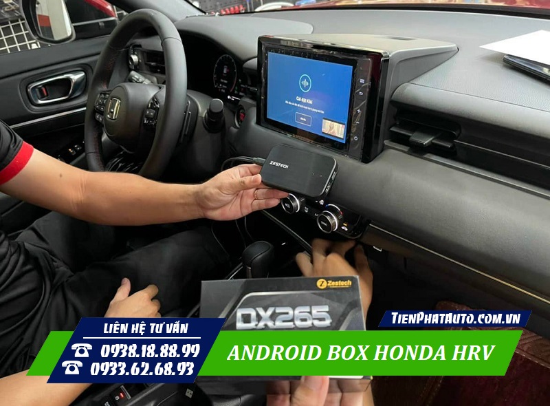 Tiến Phát Auto chuyên lắp Android Box cho xe Honda HRV 2023