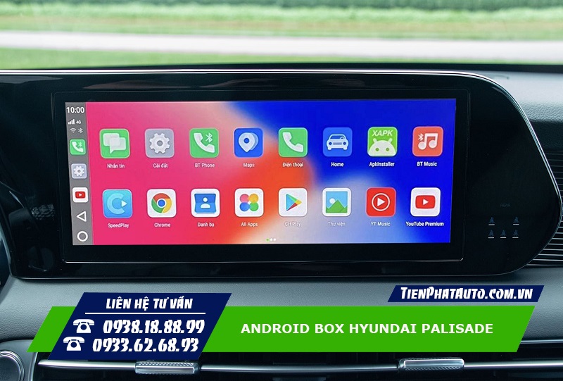 Android Box cho Hyundai Palisade biến màn hình Zin thông minh hơn
