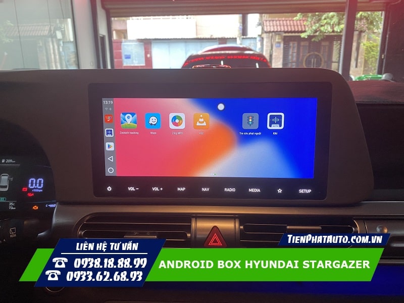 Android Box xe Hyundai Stargazer tích hợp điều khiển giọng nói thông minh với KIKI