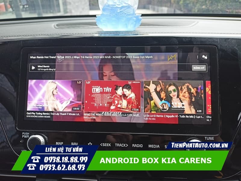 Android Box Kia Carens 2023 là thiết bị giải trí không thể thiếu