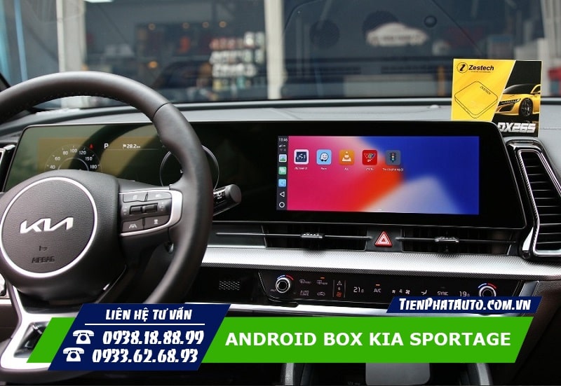 Android Box là phụ kiện cần thiết mà bạn nên trang bị thêm cho Kia Sportage