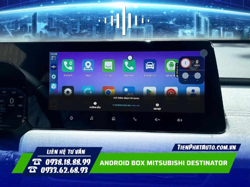 Android Box Mitsubishi Destinator hỗ trợ ra lệnh điều khiển bằng giọng nói