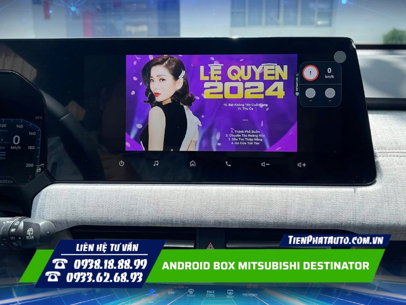 Android Box Mitsubishi Destinator giúp đáp ứng các nhu cầu giải trí