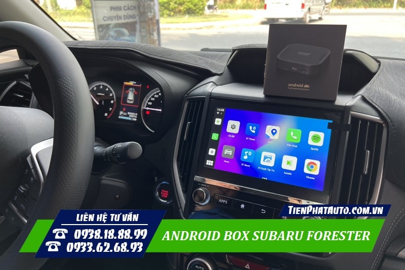 Android Box giúp biến DVD zin Subaru Forester thành Android