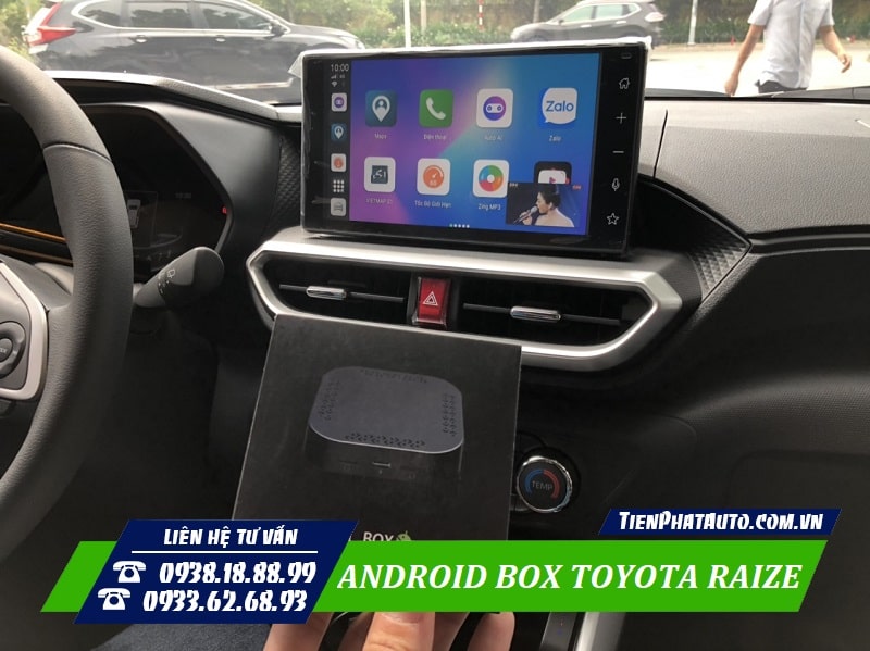 Tiến Phát Auto chuyên lắp Android Box cho xe Toyota Raize
