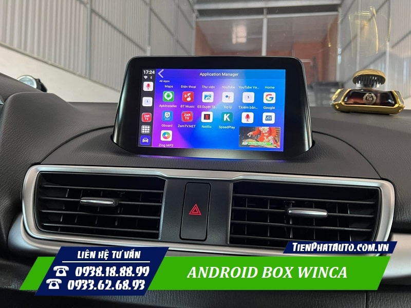 Tiến Phát Auto chuyên lắp Android Box Winca chính hãng cho ô tô