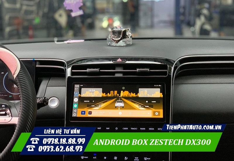 Android Box Zestech DX300 Plus biến chiếc màn hình zin sang Android