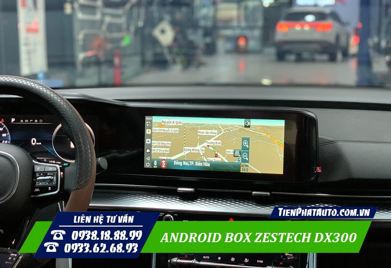 Android Box Zestech DX300 Plus tích hợp xem chỉ đường tiện lợi