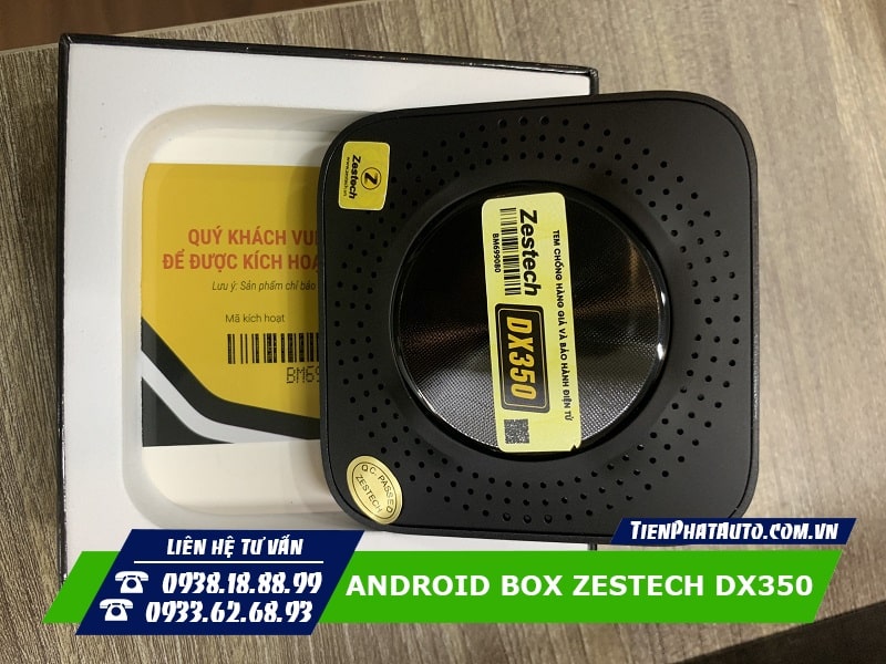 Thiết bị Android Box Zestech DX350 phiên bản hoàn toàn mới