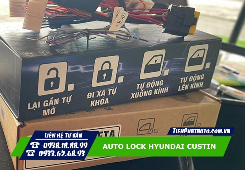 Auto Lock Hyundai Custin mang lại nhiều chức năng tiện lợi cho xe bạn