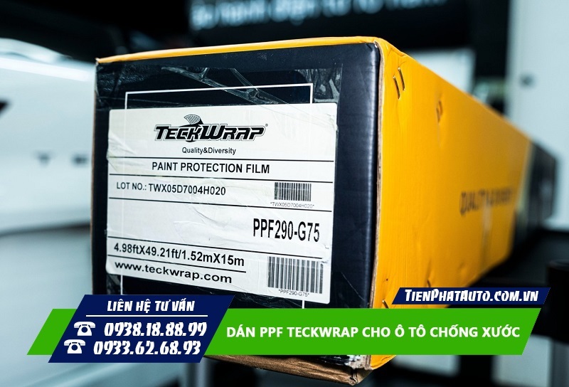 PPF Teckwrap là vật liệu cao cấp chính hãng đến từ Mỹ
