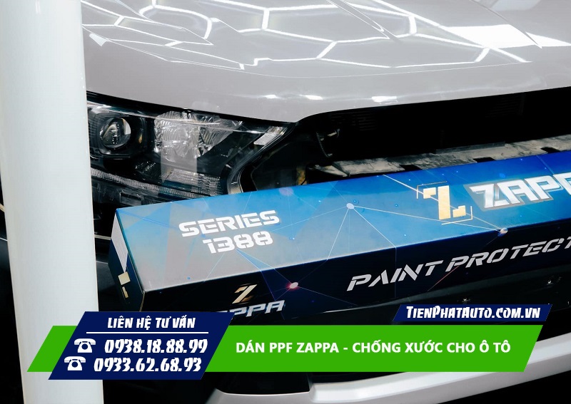 Dán PPF Zappa cho ô tô giải pháp bảo vệ sơn xe hiệu quả