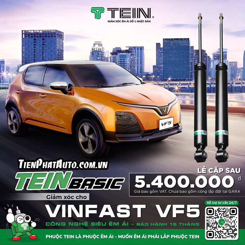 Tiến Phát Auto chuyên độ phuộc TEIN cho Vinfast VF5