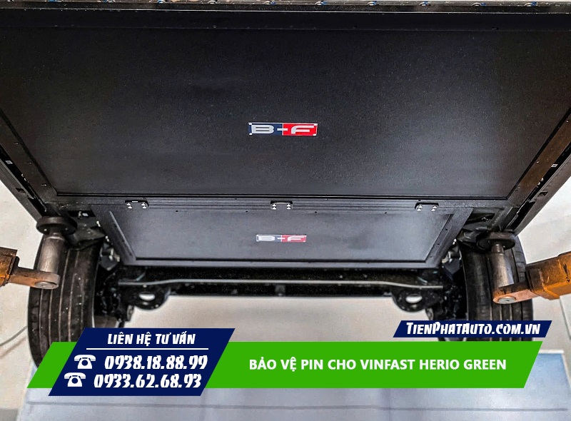 Tiến Phát Auto chuyên lắp bảo vệ pin cho xe Vinfast Herio Green