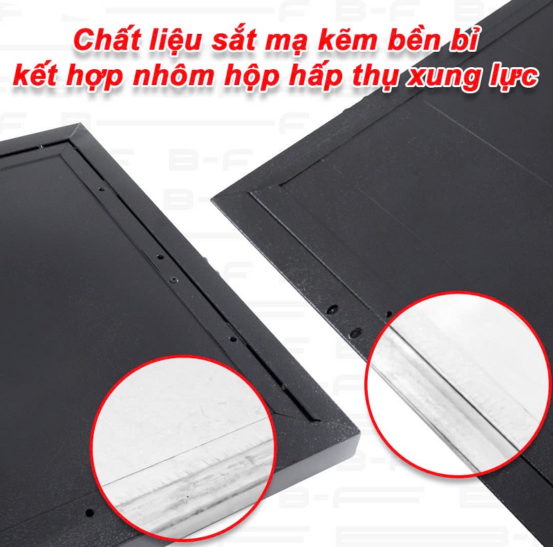Chất liệu sử dụng tôn mạ kẽm tính bền bỉ cao