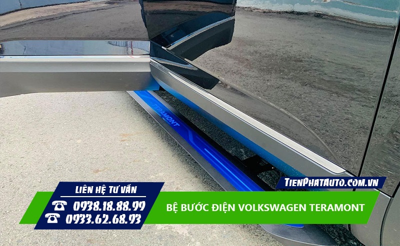 Bệ bước điện tự động Teramont giúp mang lại nhiều lợi ích