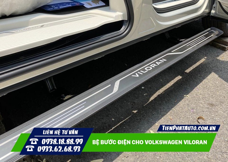 Bệ bước điện Viloran làm từ vật liệu cao cấp chịu tải trọng cao