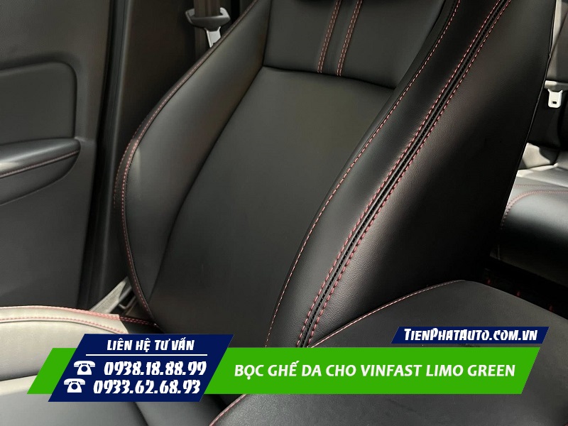 Bọc ghế da cho Limo Green mang lại khá nhiều sự tiện lợi