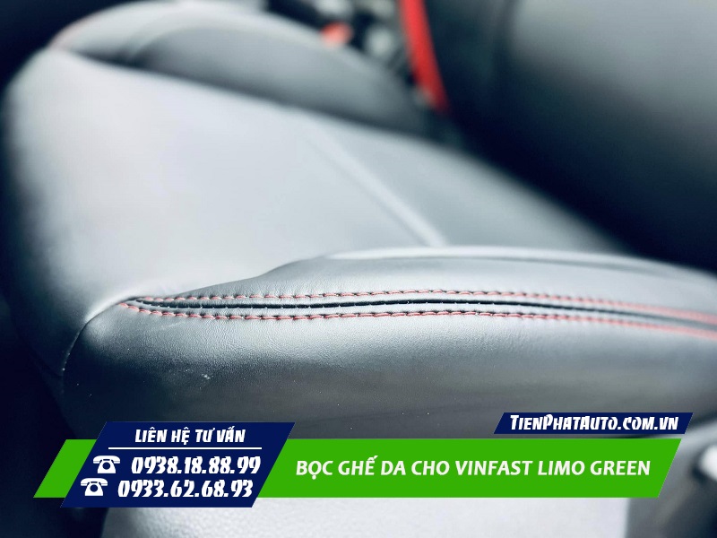 Tiến Phát Auto chuyên may bọc ghế da cho Vinfast Limo Green
