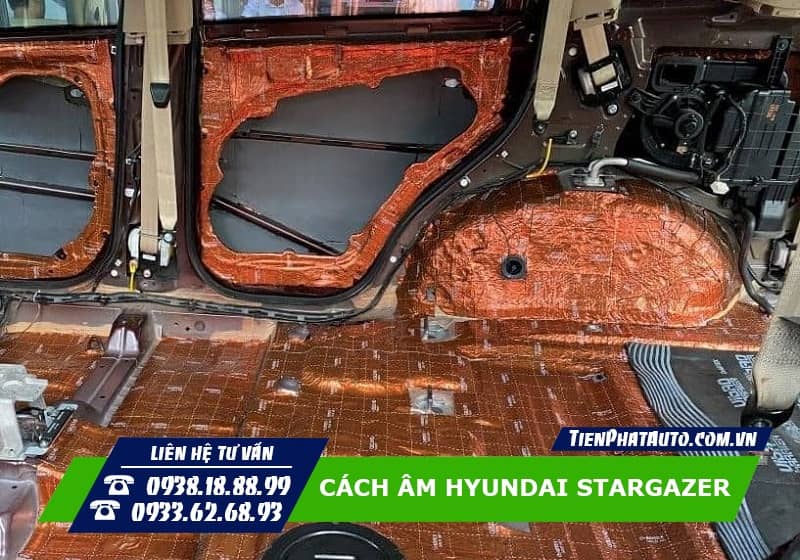 Cách âm cho Hyundai Stargazer giúp chống ồn hiệu quả hơn