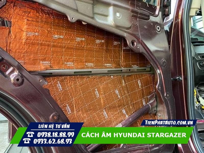 Cách âm chống ồn Hyundai Stargazer mang lại nhiều tính tiện lợi