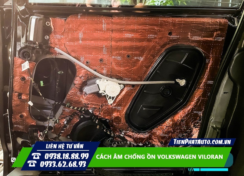 Khách hàng có thể lựa chọn tùy vị trí cần thiết để dán cách âm cho xe