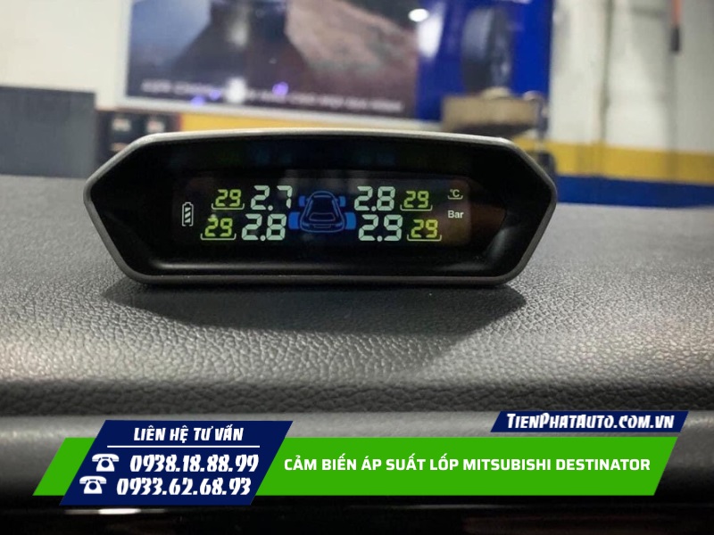 Cảm biến áp suất lốp năng lượng mặt trời cho Destinator tiện lợi