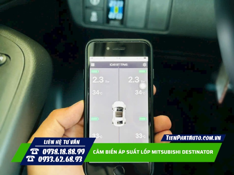 Lắp cảm biến giúp Destinator chạy êm hơn và tăng tuổi thọ lốp xe