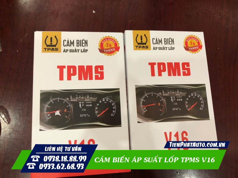 Áp suất lốp TPMS V16 dành riêng cho xe Vinfast Fadil